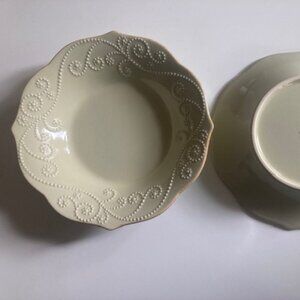 Lenox French Perle 10 Inch Serving Bowl: Pistachio